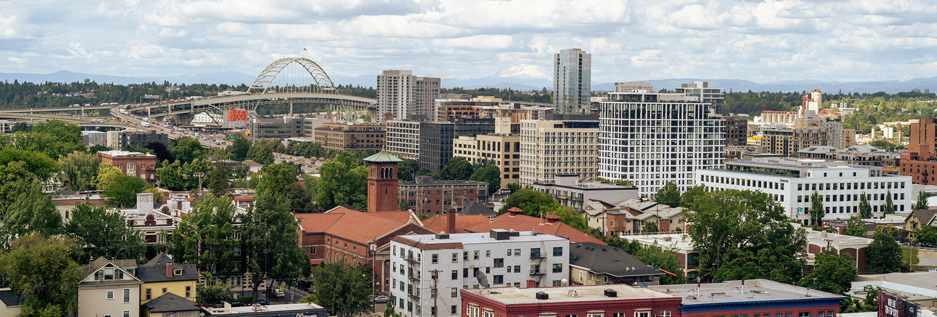 Portland skyline old town Portland skyline old town