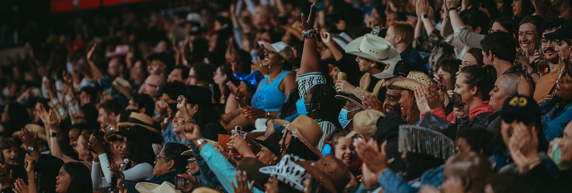 large crowd at an event