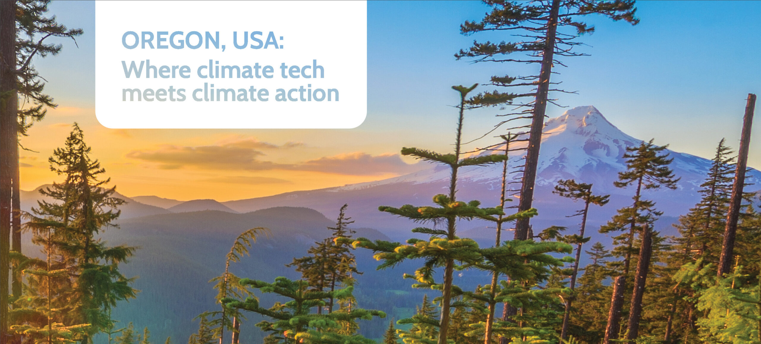 Oregon, USA: where climate tech meets climate action