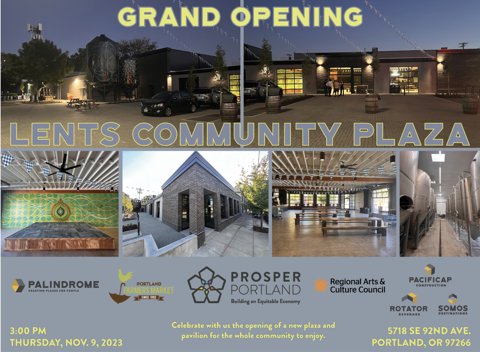 Lents Community Plaza celebrates grand opening