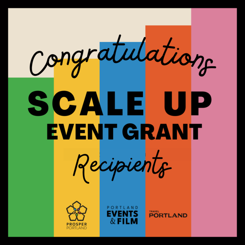 Prosper Portland announces Scale Up grant recipients Prosper Portland