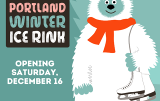 PORTLAND WINTER ICE RINK - Opening Saturday, December 16. wintericerinkpdx.com