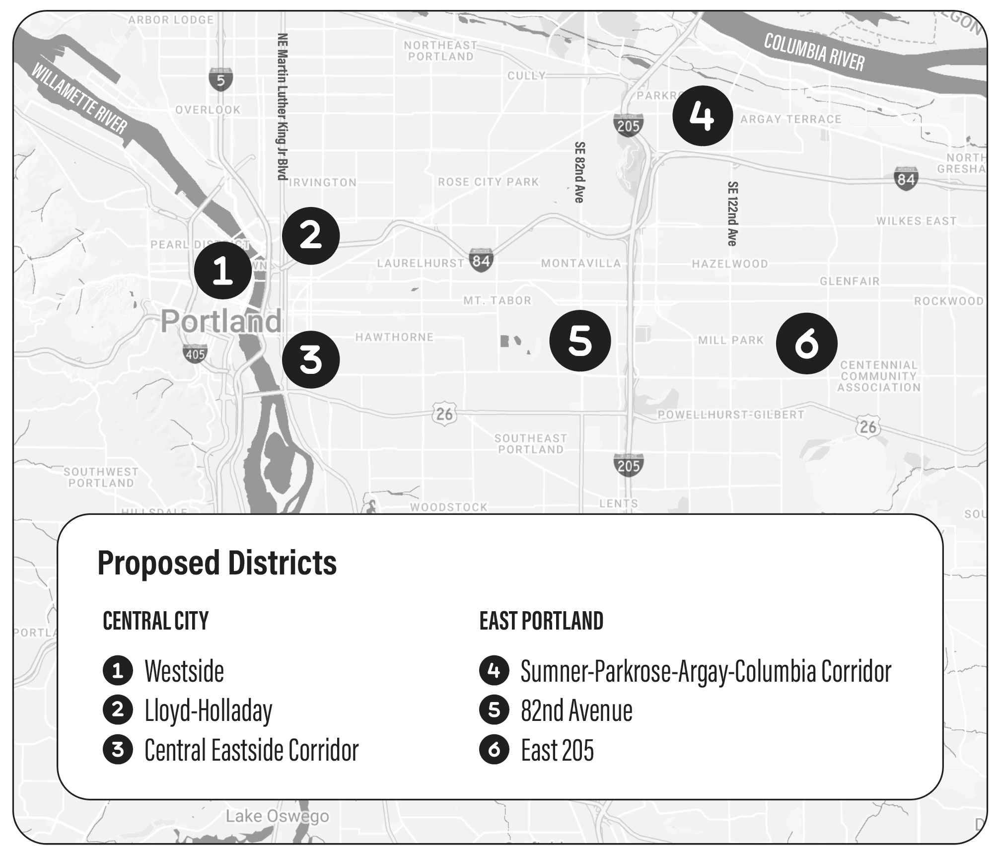 Proposed Districts