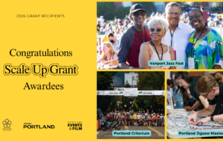 2026 Grant Recipients - Congratulations Scale Up Grant Awardees (Vanport Jazz Festival, Portland Criterium, Portland Jigsaw Masters)