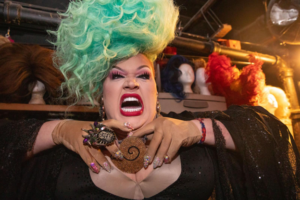 A photo of a drag performer.
